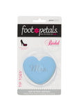Foot Petals® -Blue Bridal ("Mrs." or "I DO") Tip Toes
